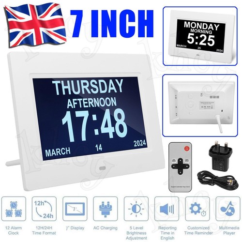 Digital alarm clock calendar - digital,
