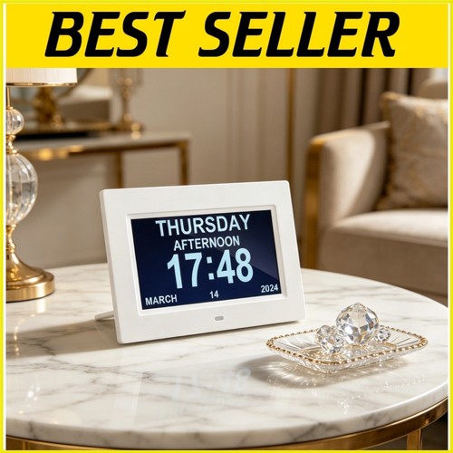 7inch digital alarm - digital, clock