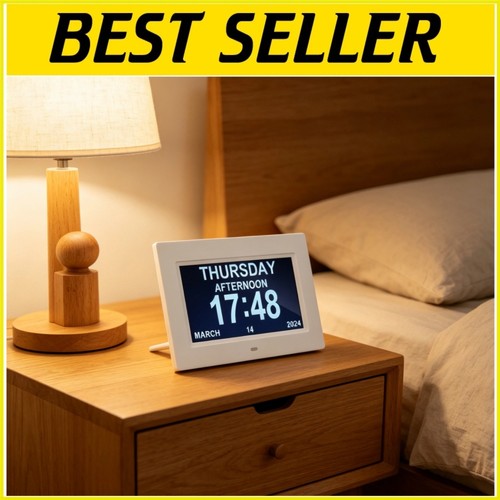 Digital alarm clock - digital, calendar