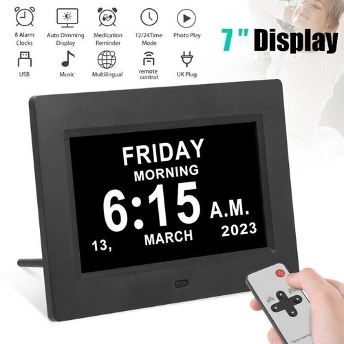 Digital alarm clock calendar - digital,