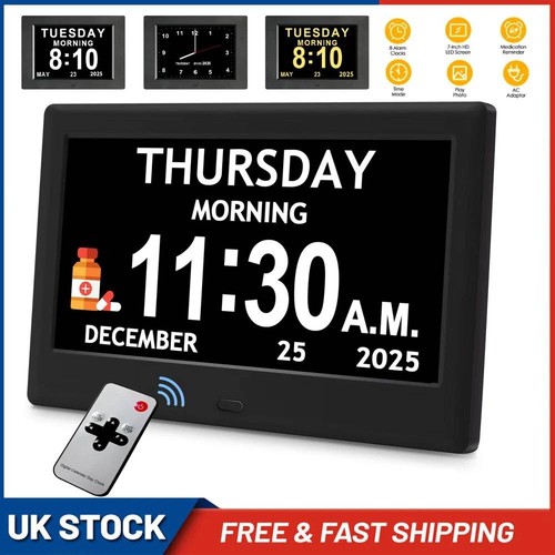 Digital alarm clock day - alarm, day/date