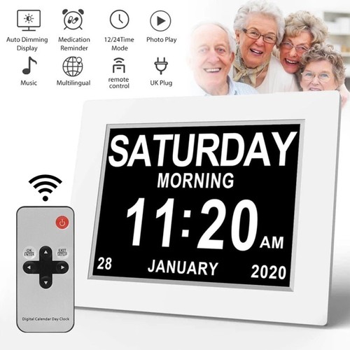 Digital alarm clock calendar - digital,