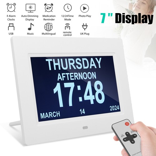 Digital alarm clock for - alarm, memory