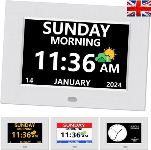 Digital alarm clock day date - alarm,