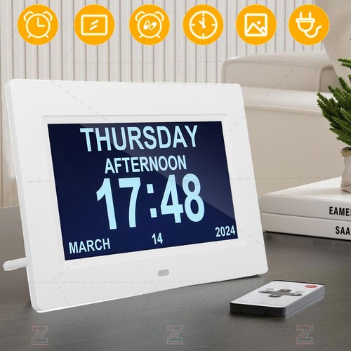 Digital alarm clock calendar - clock,
