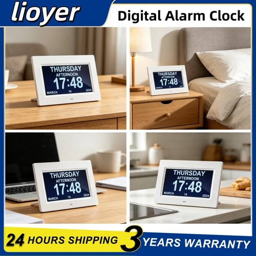 New digital alarm clock - new,