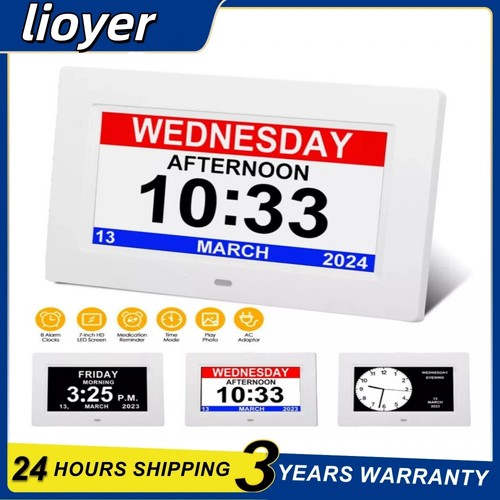 Digital alarm clock calendar - digital,