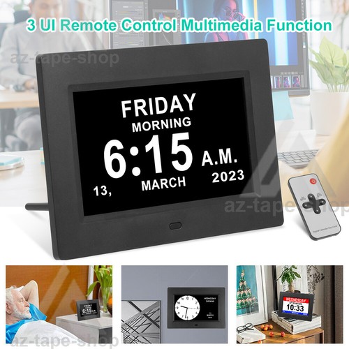 Dementia digital clock with - digital,