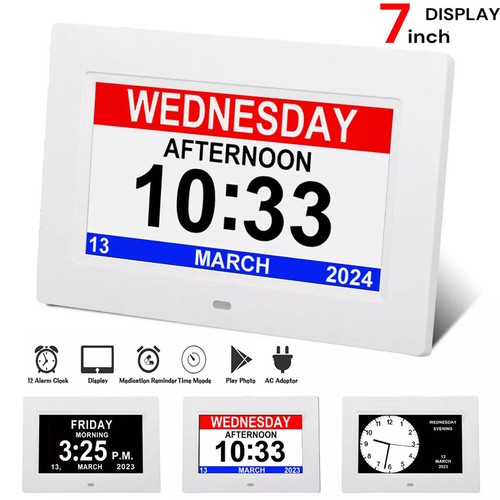 Digital alarm clock calendar - clock,