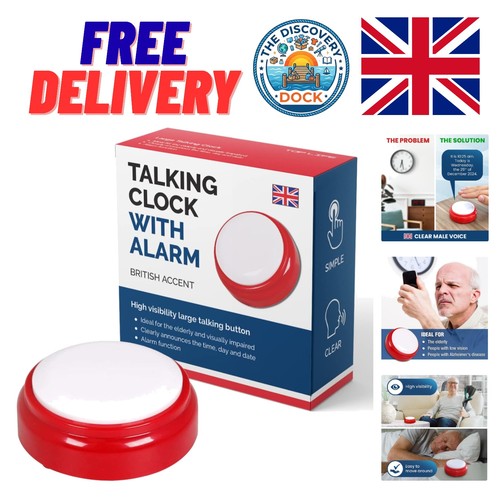 Talking clock for elderly - clock,