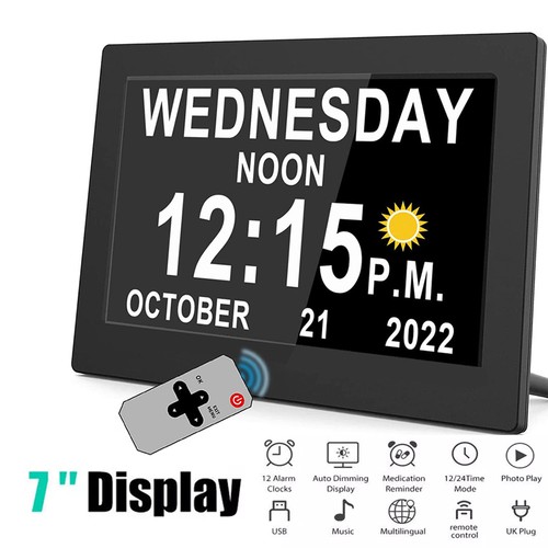 Digital alarm clock - digital, calendar