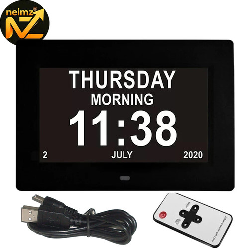Digital alarm clock day - digital,
