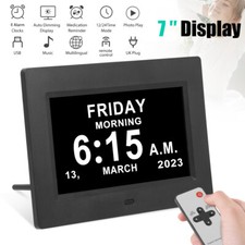 Digital Alarm Clock Day Date