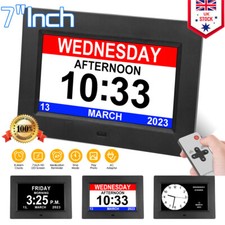 7inch Digital Alarm Clock LCD
