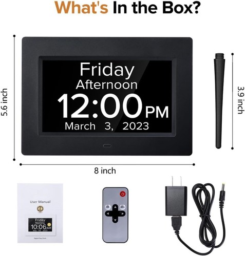 Digital alarm clock - 10, lcd