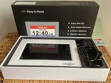 CAZOKASI 7" Digital Clock Day