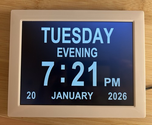 Digital clock time date - clock,,