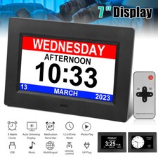 Digital Alarm Clock Day Date