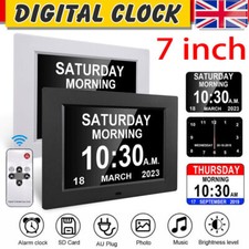7inch Digital Alarm Clock LCD