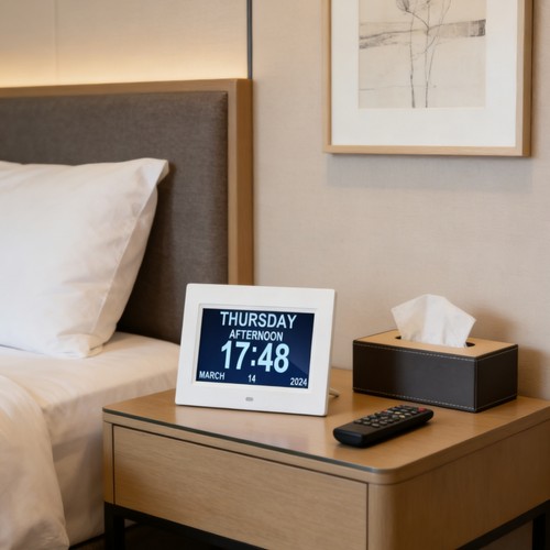 Digital alarm clock lcd - alarm,