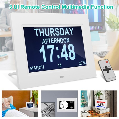 Digital alarm clock calendar - alarm,