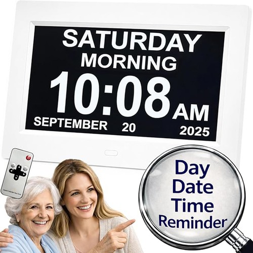 Digital alarm clock - alarm, date
