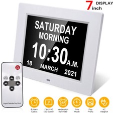 7inch Digital Alarm Clock LCD