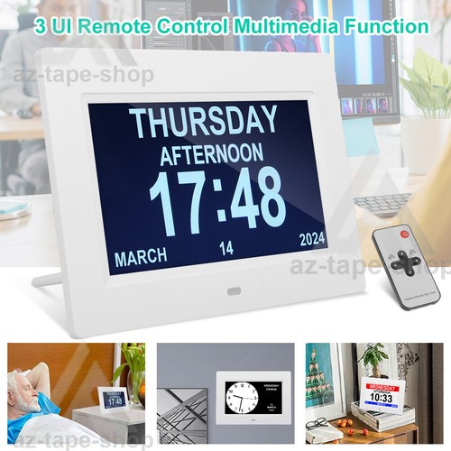 Digital alarm clock calendar - alarm,